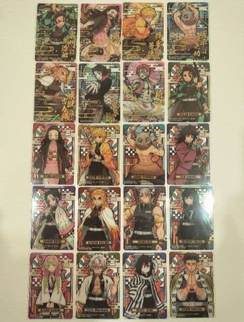 鬼滅の刃 ステンドグラスカード2　パック　1　パック　自販機　コンプ　61枚