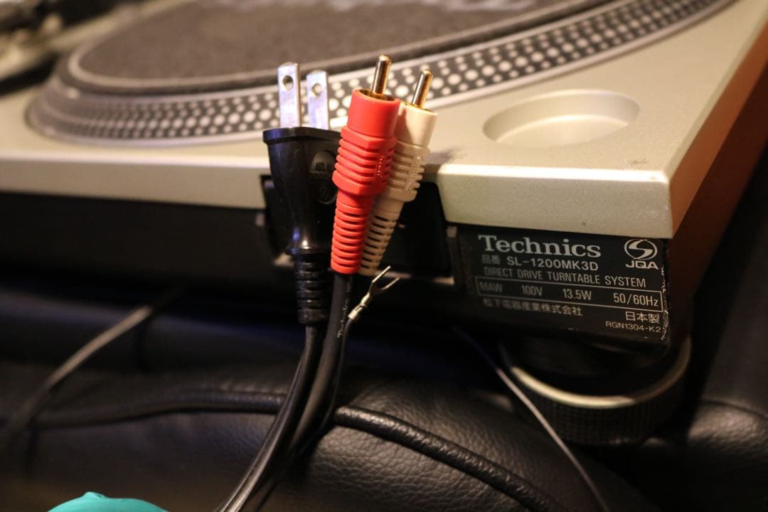 【程度良好動作確認済】Technics SL-1200 MK3Dターンテーブル