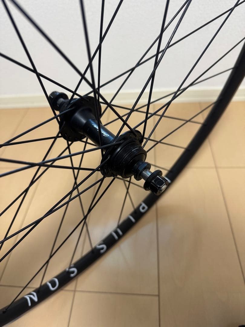 H PLUS SON archetype track wheel 黒 前後セット