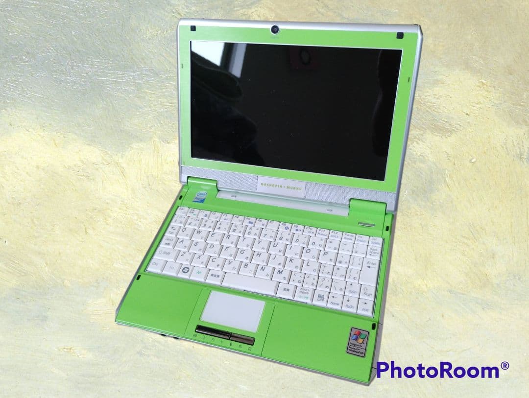 ガチャピン&ムックのモバイルノートパソコン