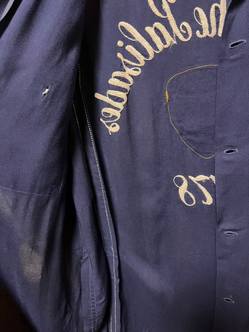 50〜60,s NAT NASTボーリングシャツ程度良好