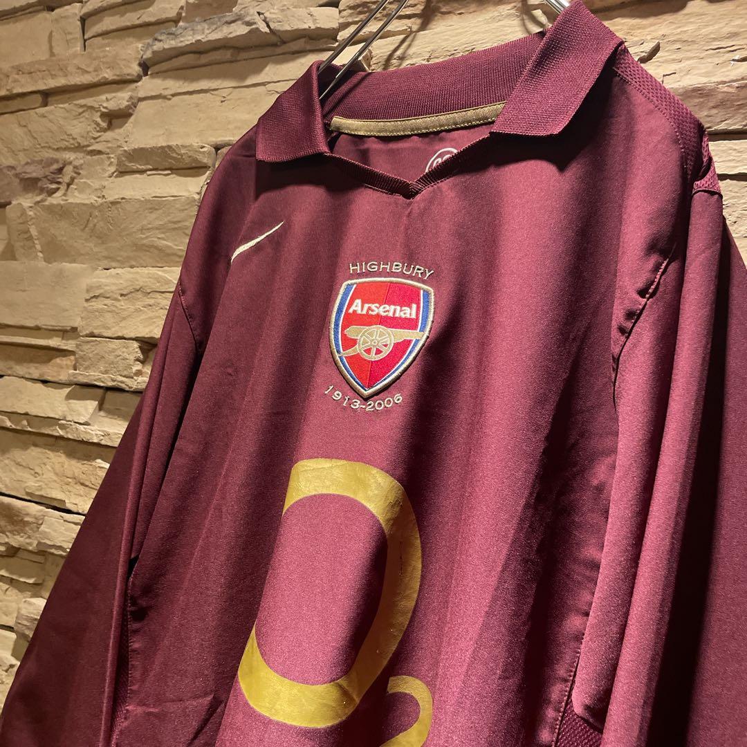 【期間限定】NIKE×アーセナル/05-06/長袖ユニフォーム/モロッコ製/M