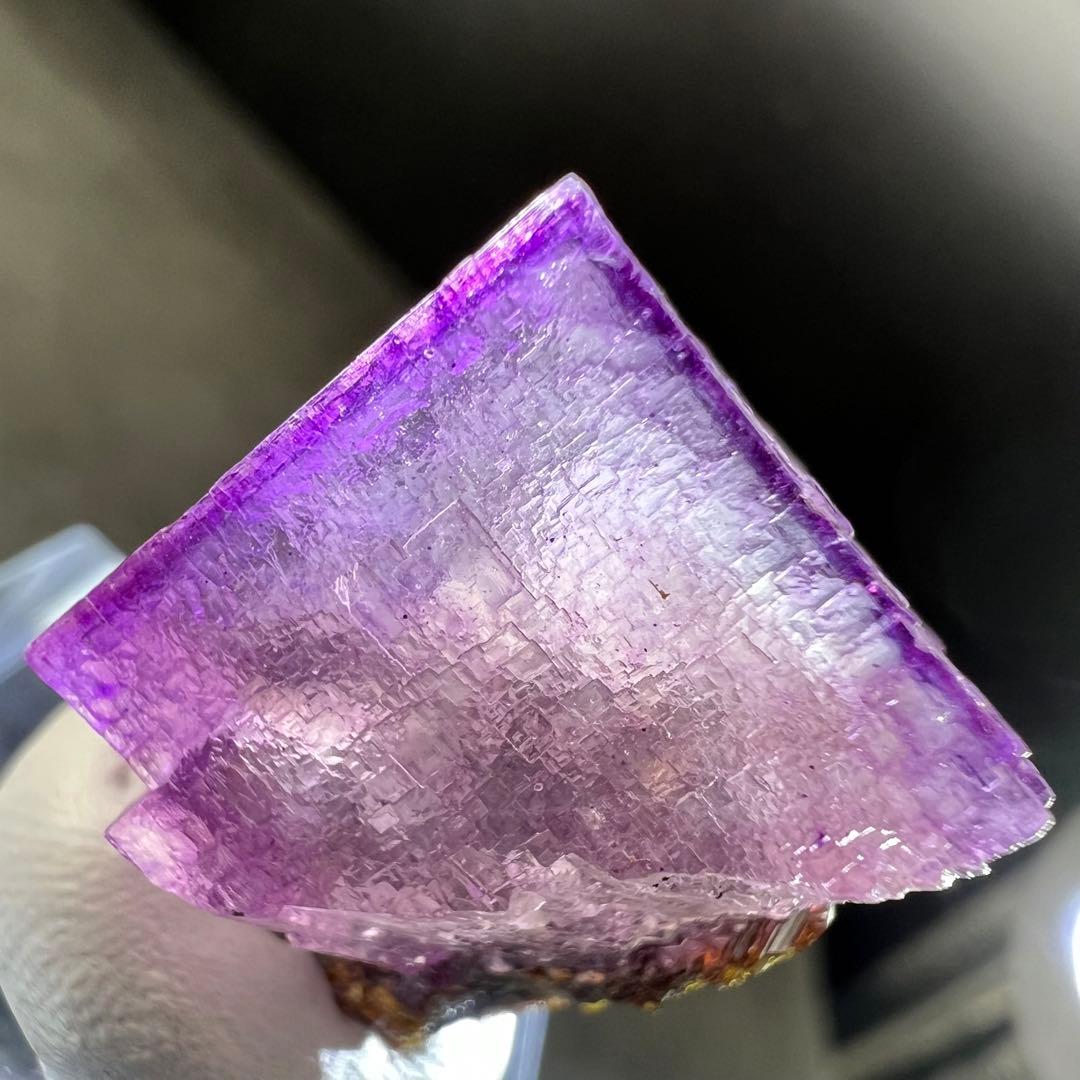 イリノイ産　パープルフローライト　美結晶