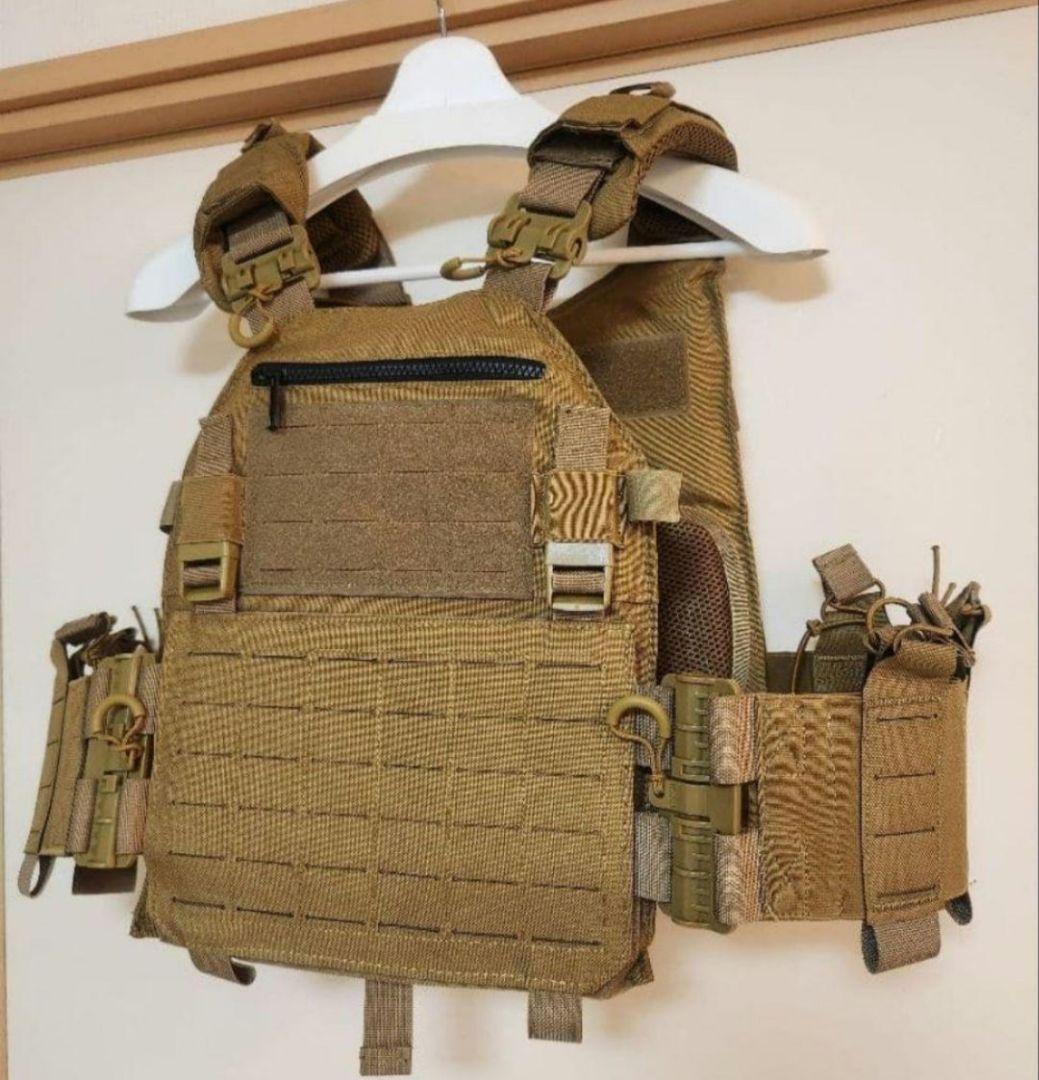 プレートキャリア、 MOELLシステム、 CB(コヨーテブラウン)、プレキャリ