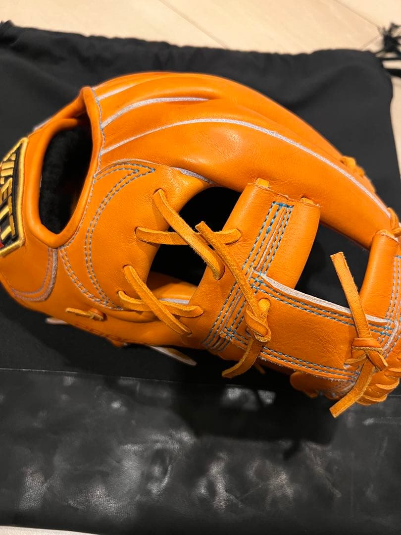 オーダーZETT PRO STATUS オレンジ 硬式グローブ