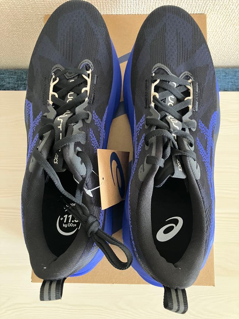 asics NOVABLAST 5 ノヴァブラスト 28.0 黒/コバルト