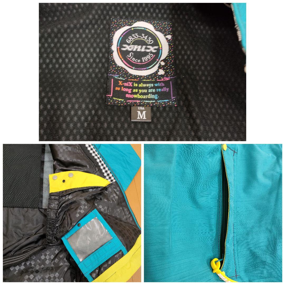【新品】Xnix フェニックス スノーボードジャケット(M)☆ターコイズ☆