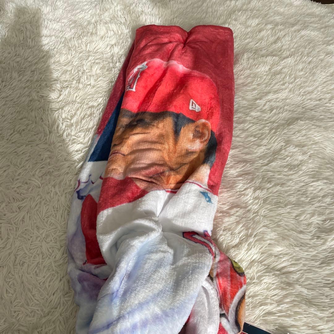 エンジェルス 大谷翔平 シルクタッチブランケット 127×152 大判