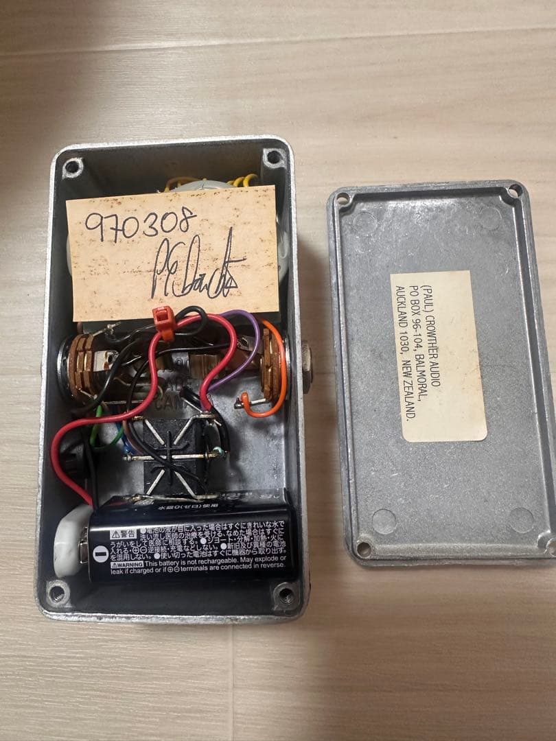 初期97年 HOT CAKE ギターエフェクター OLD CIRCUIT