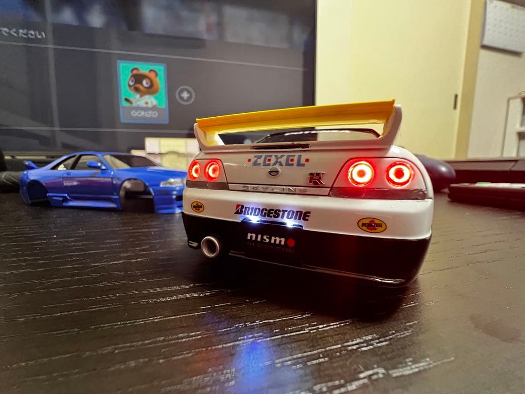 ミニッツ　R33 ニスモ　フルLED フルエアロ　写真追加