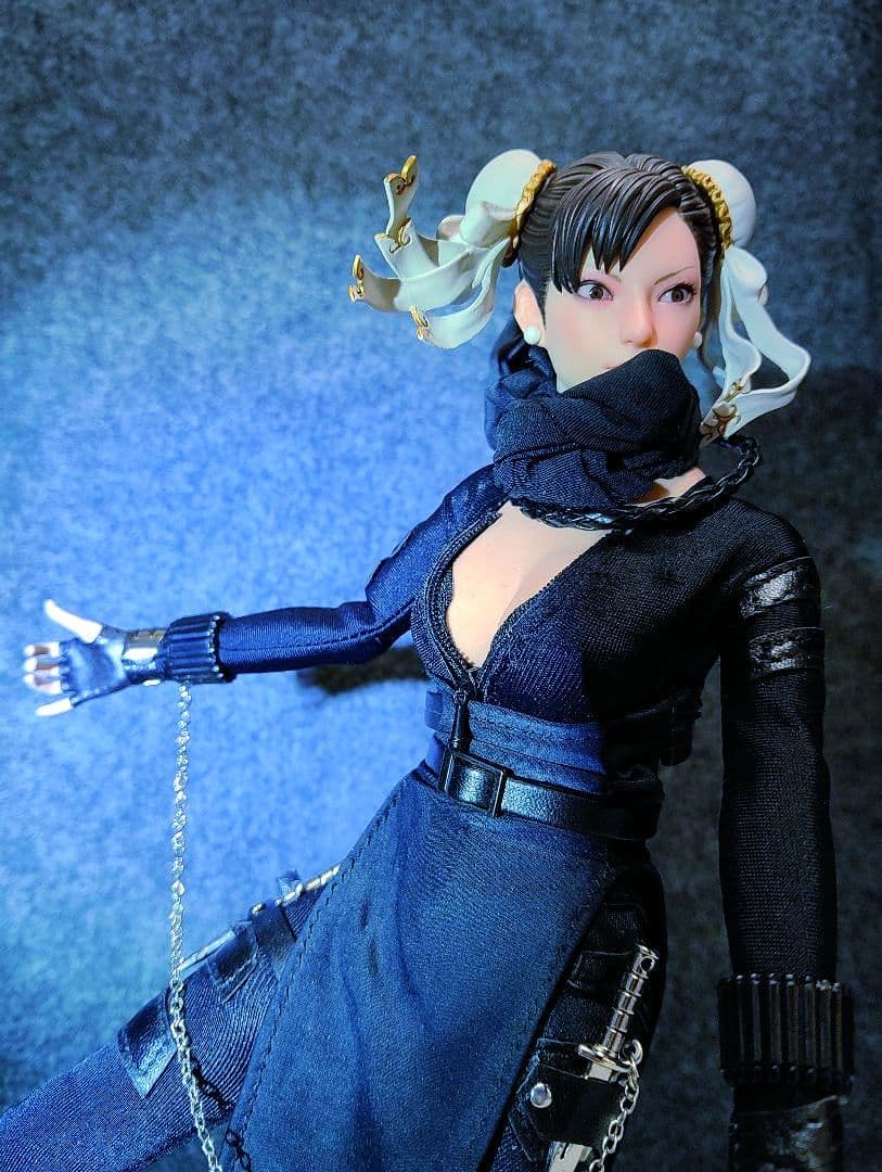CAPCOM.1/6.春麗.[暗殺者(黒ver)]眼球可動!12/25迄の出品!