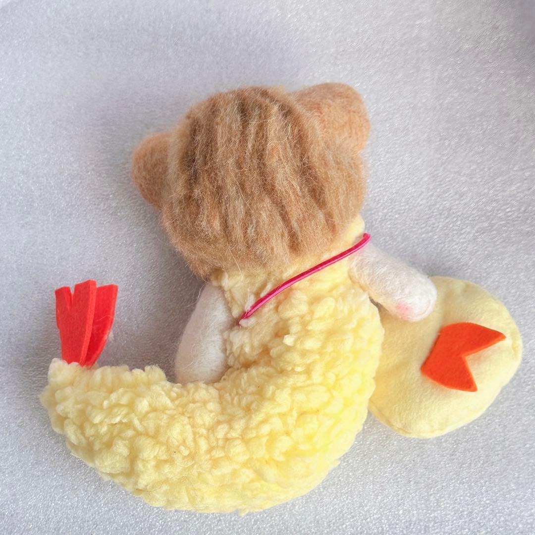 chata作家 ネコ テディベア ハンドメンド ぬいぐるみ 羊毛フェルト