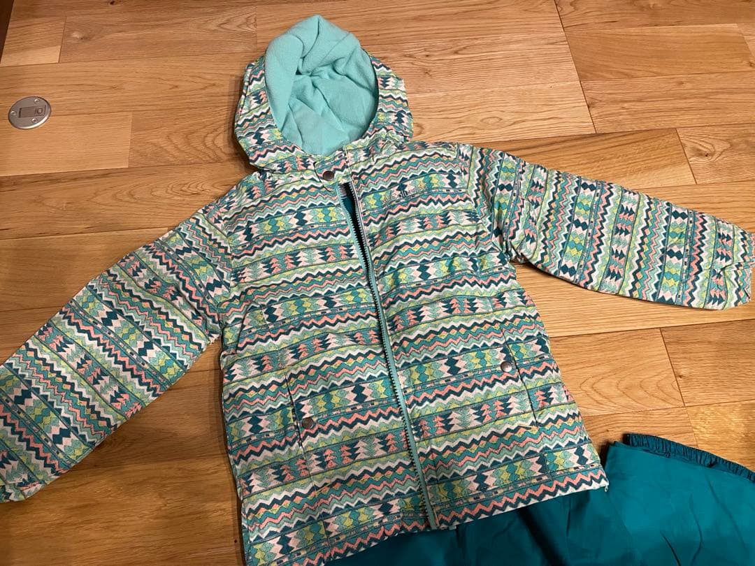 クリーニング済み　コロンビア　フロスティスロープセット　6-7y(xs) スキー