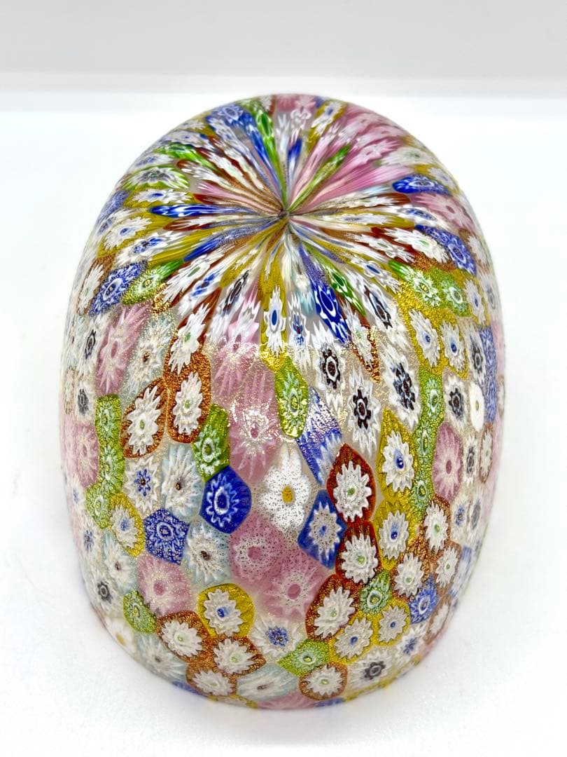 #ムラノガラス ミルフィオリ香水瓶 & ボウル セット　ベネチアンガラスP-3m