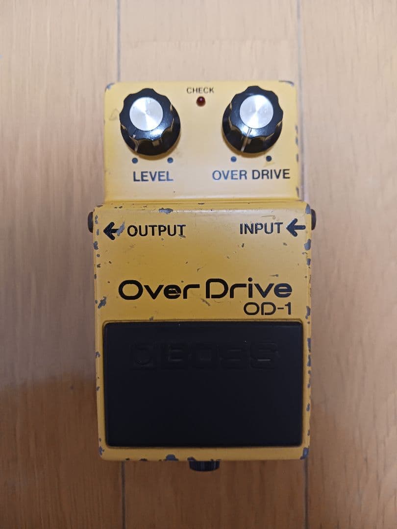 ぽ*ん様 BOSS Over Drive OD-1　80年代 エフェクターオーバ