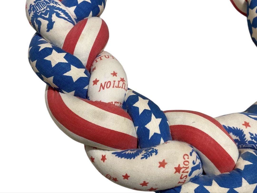 70s ビンテージ アメリカ 独立記念 星条旗 オーナメント ベニントンフラッグ