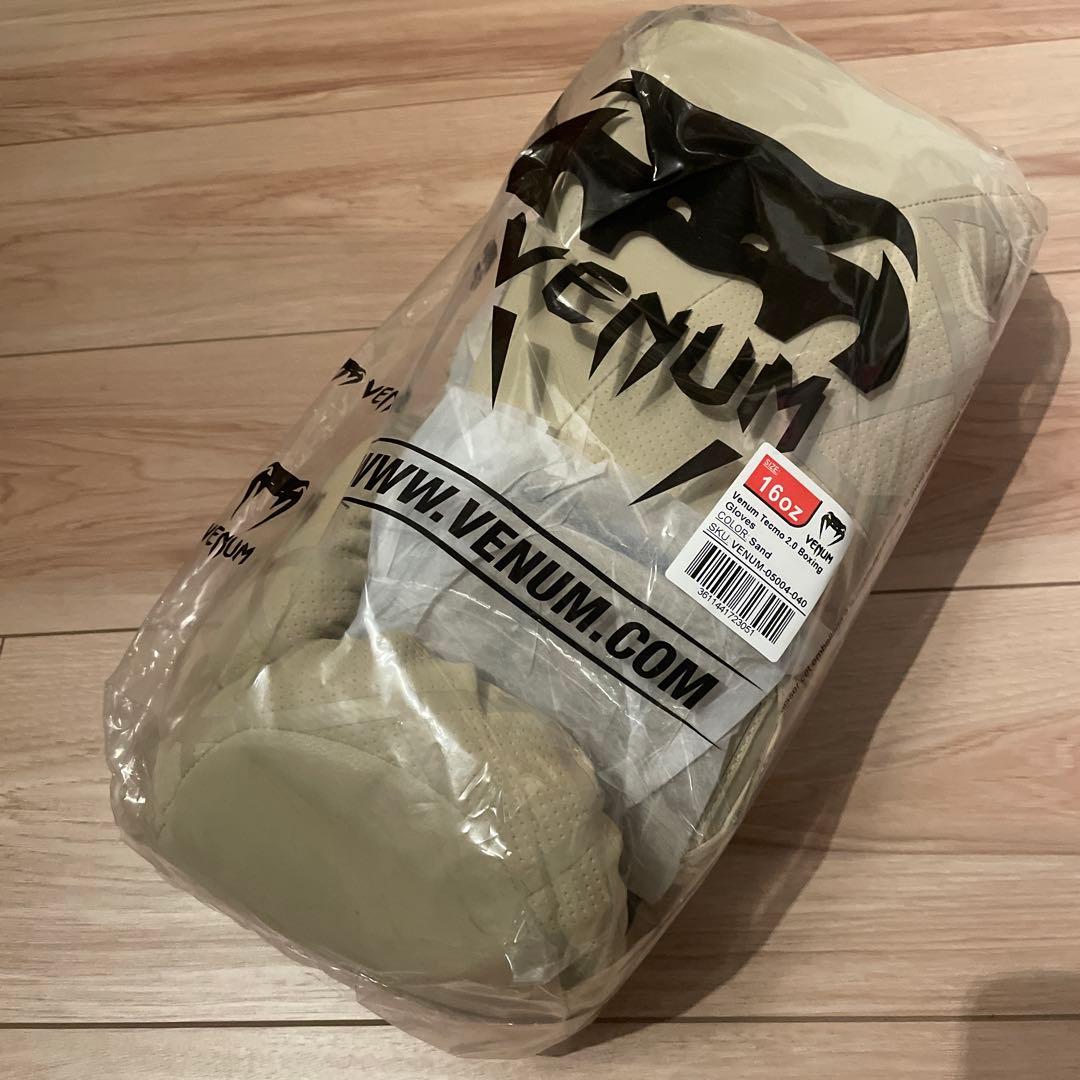 【未使用】Venum ボクシンググローブ 16oz ベージュ