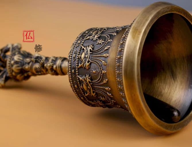 【修縁堂】真言宗 法器 五鈷金剛鈴 金剛杵 寺院用仏具