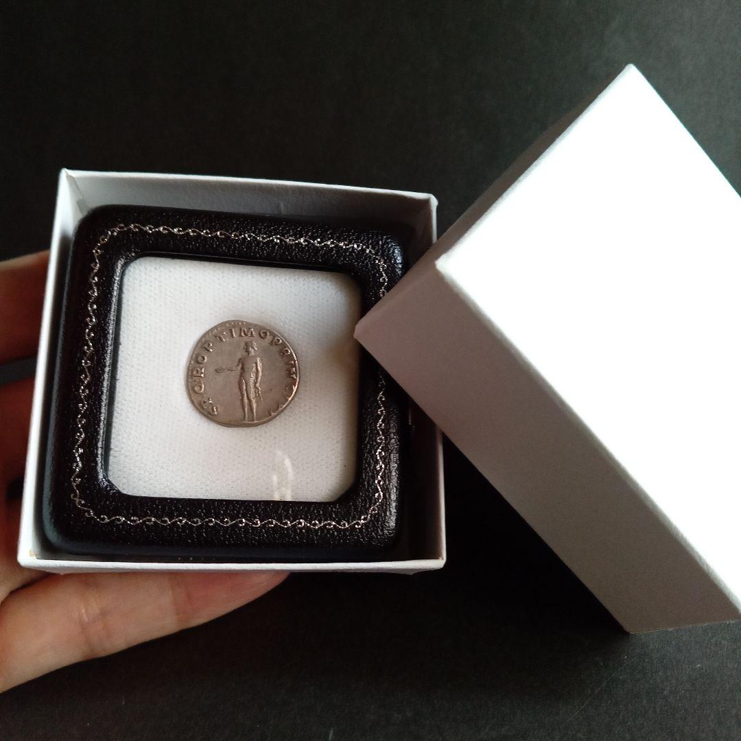 ローマ帝国　デナリウス　銀貨　シルバー　【本物】保証書付き