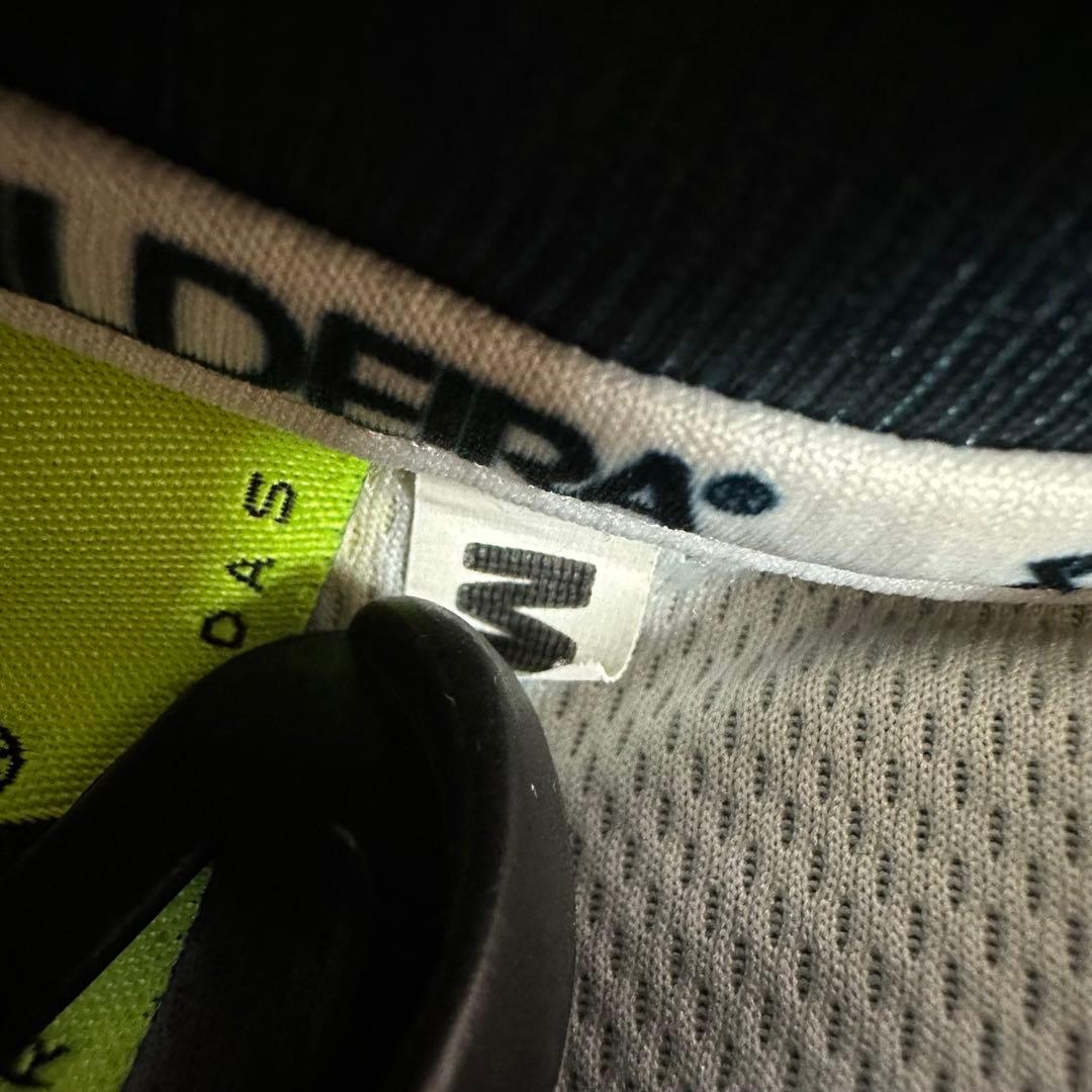 定価13860円　セットアップcaldeira カーキ　ストライプ