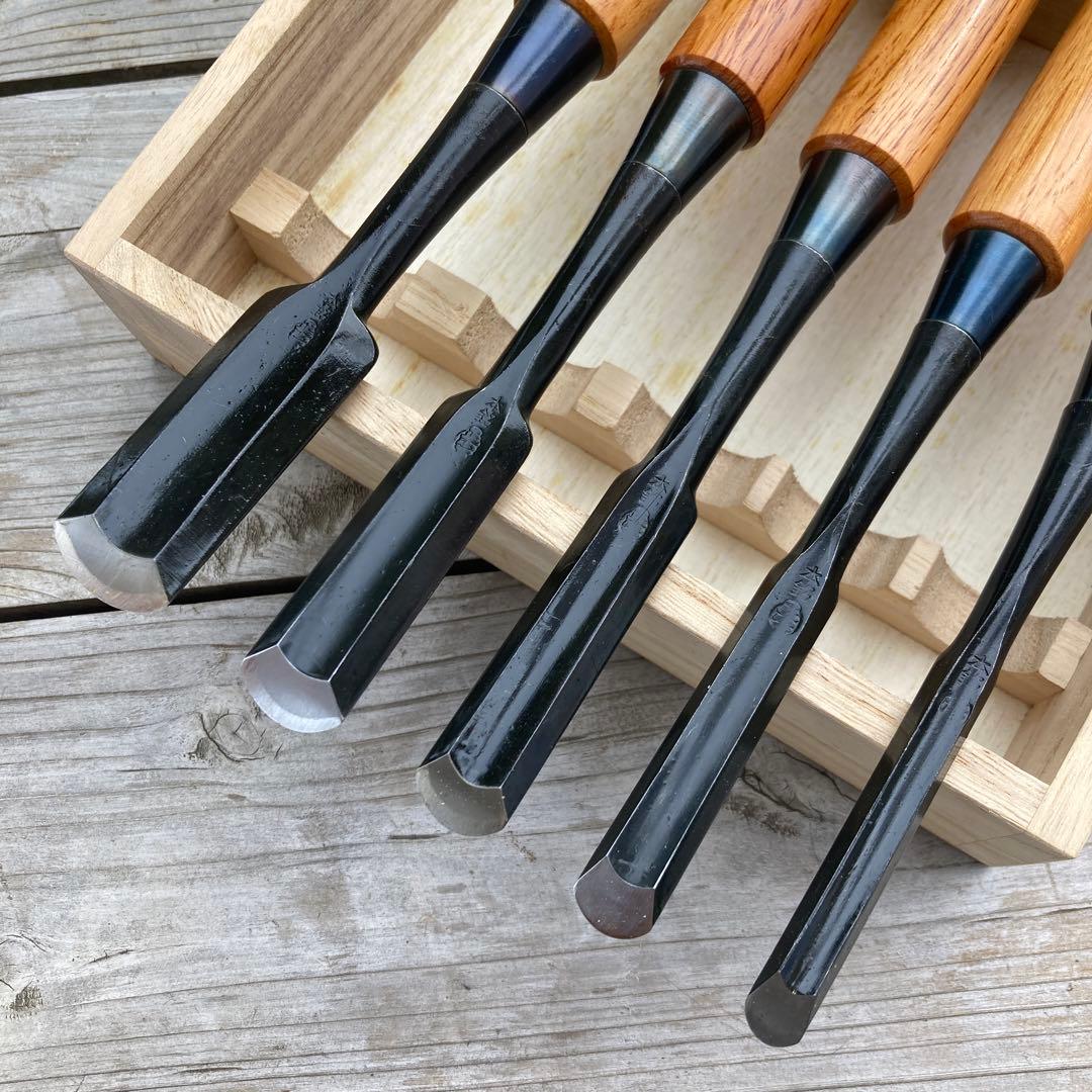 外丸鑿　ノミ　5本セット