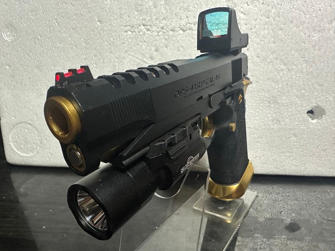 東京マルイ ハイキャパ5.1 ゴールドマッチカスタム ガスガン 18歳以上