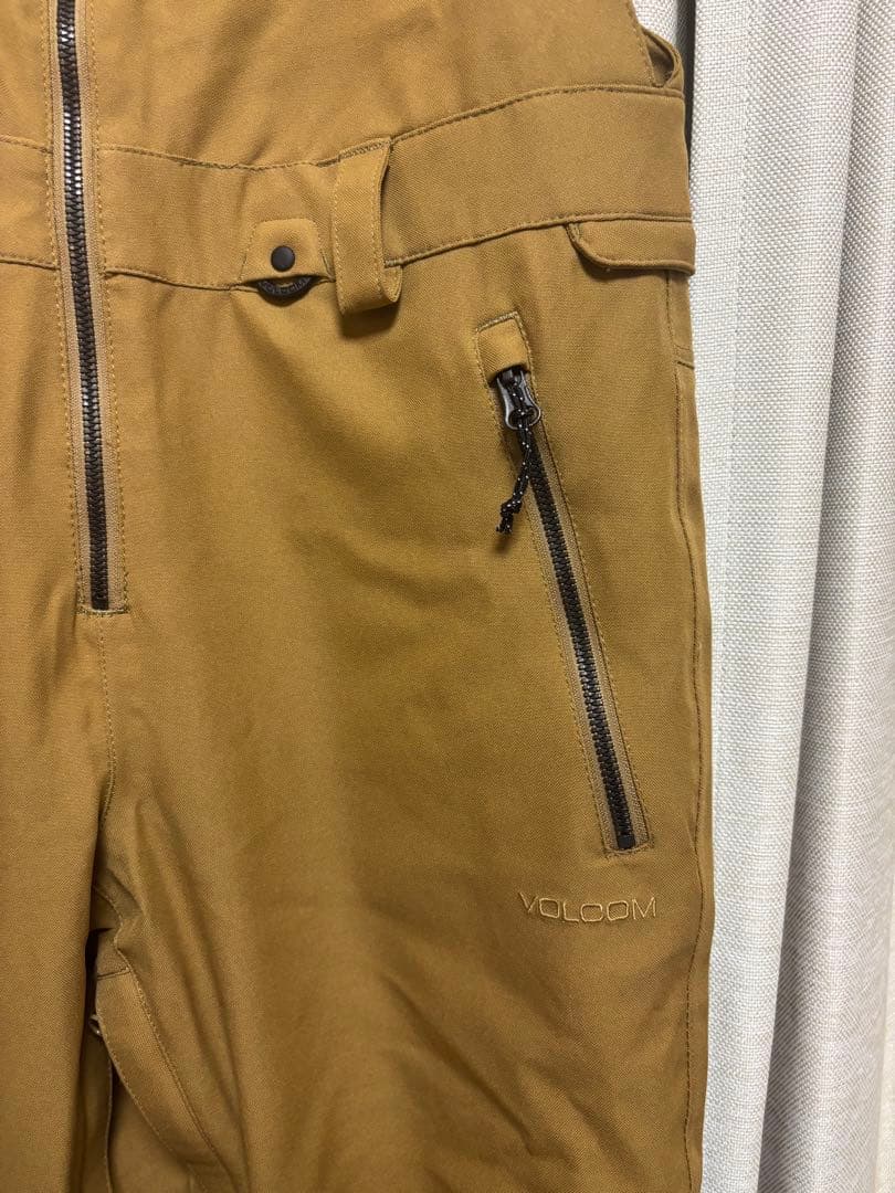 volcom リブパンツ オーバーオール スノーボードウェア