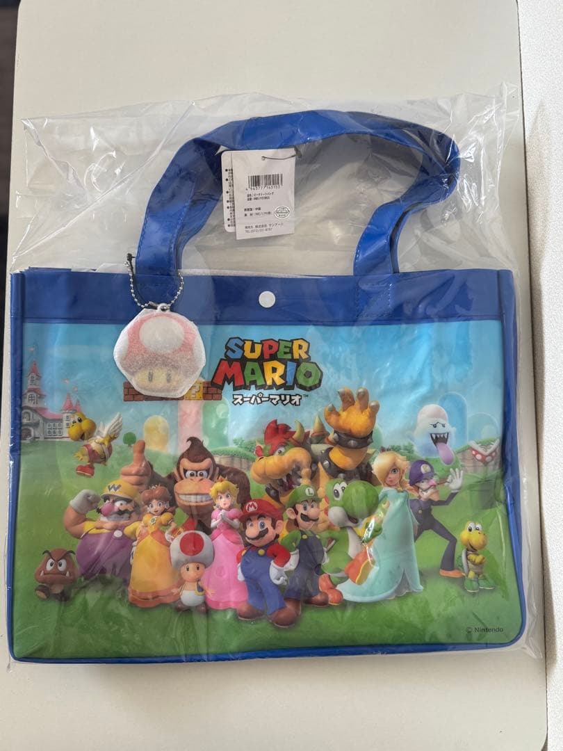 スーパーマリオ フィギュア プルバック プールバッグ キーホルダーポールチェーン