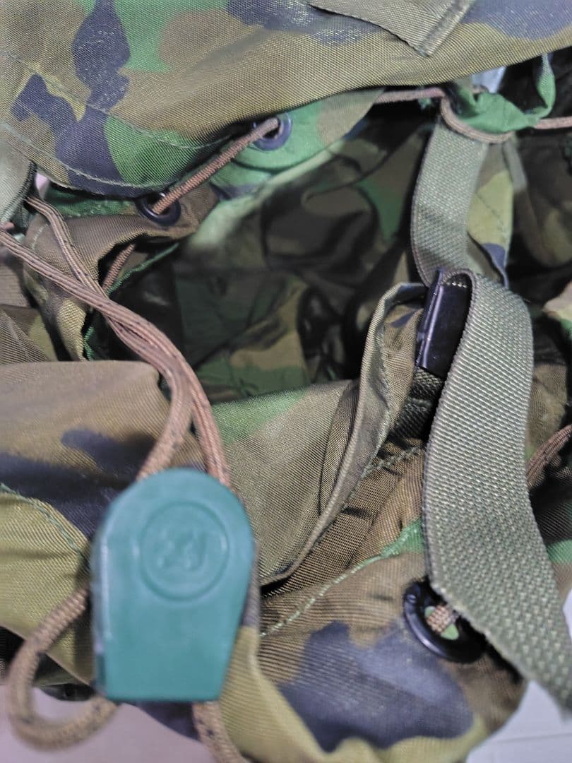 70年代 U.S 迷彩バックパック 実物 米放出品