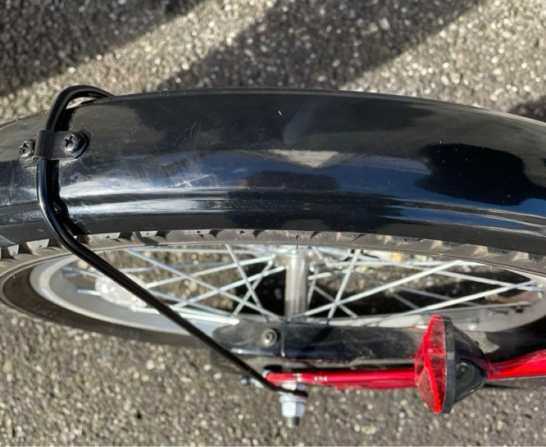 【MOSTONE様】【手渡し　静岡】18インチ自転車　キッズ　ジープ赤