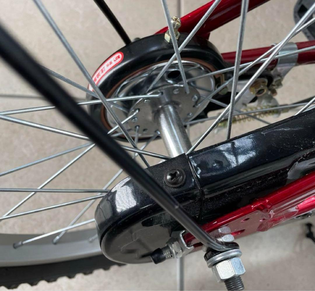 【MOSTONE様】【手渡し　静岡】18インチ自転車　キッズ　ジープ赤