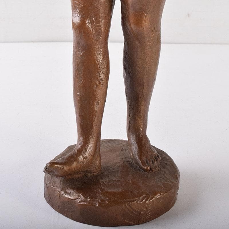 純作　ブロンズ像　少女像　置物　高さ約40cm　重さ約4.24㎏　VR8157H