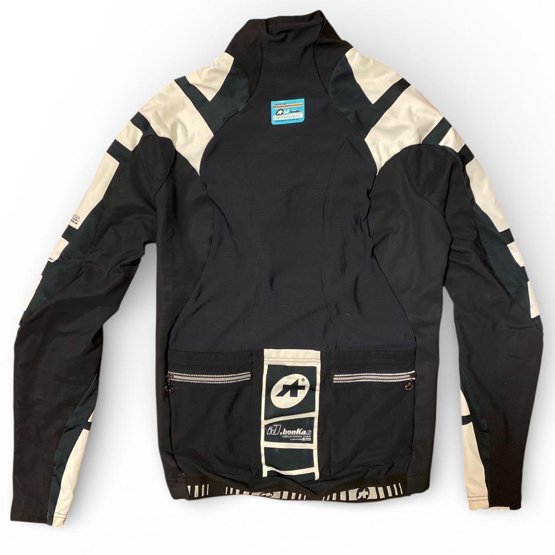 assosアソスメンズサイクルウェアジャケット長袖赤白黒冬用裏起毛ロードバイク