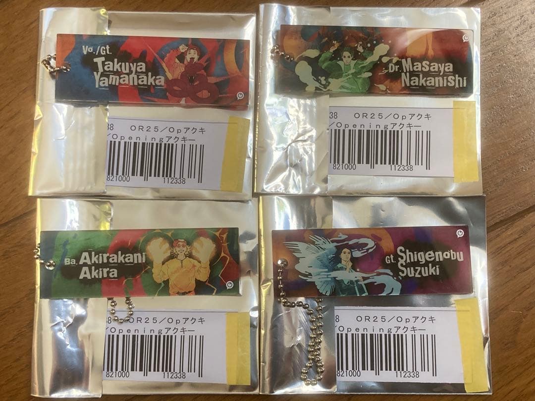 THE ORAL CIGARETTES 限定　アクリルキーホルダー　4個セット