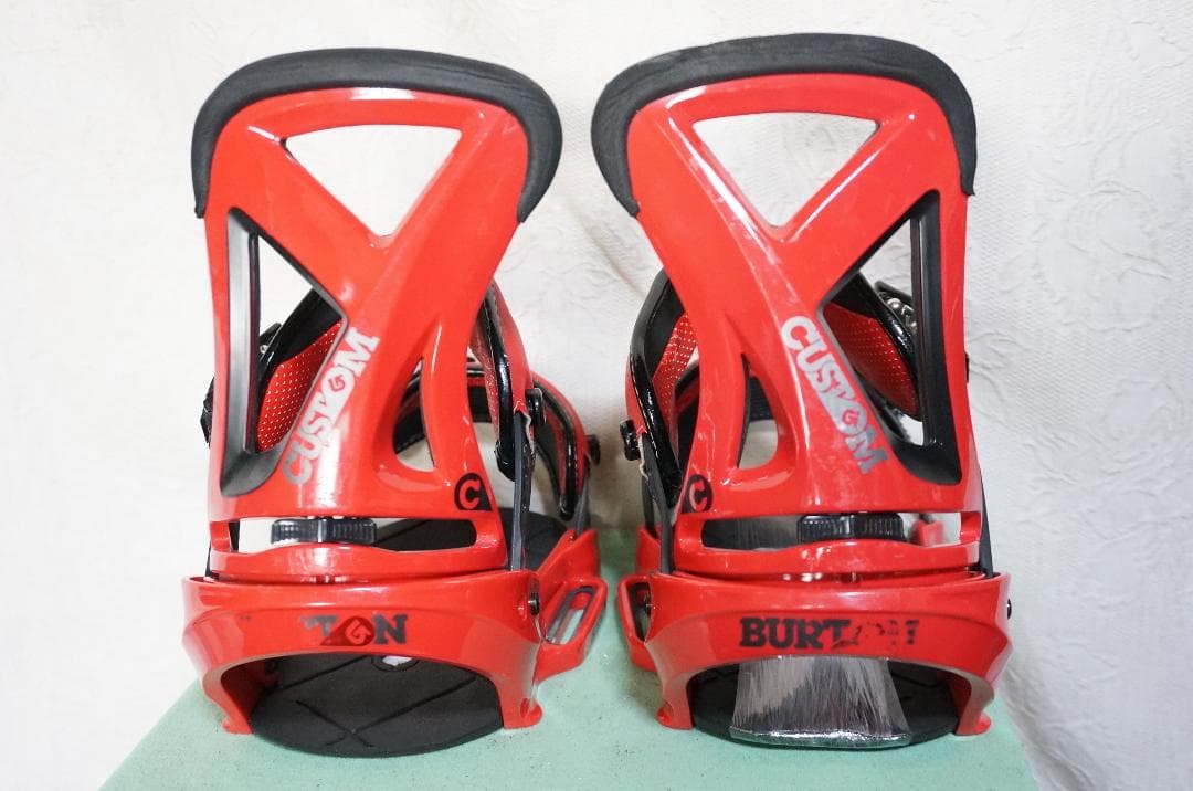 BURTON バートン CUSTOM カスタム EST バインディング M 赤