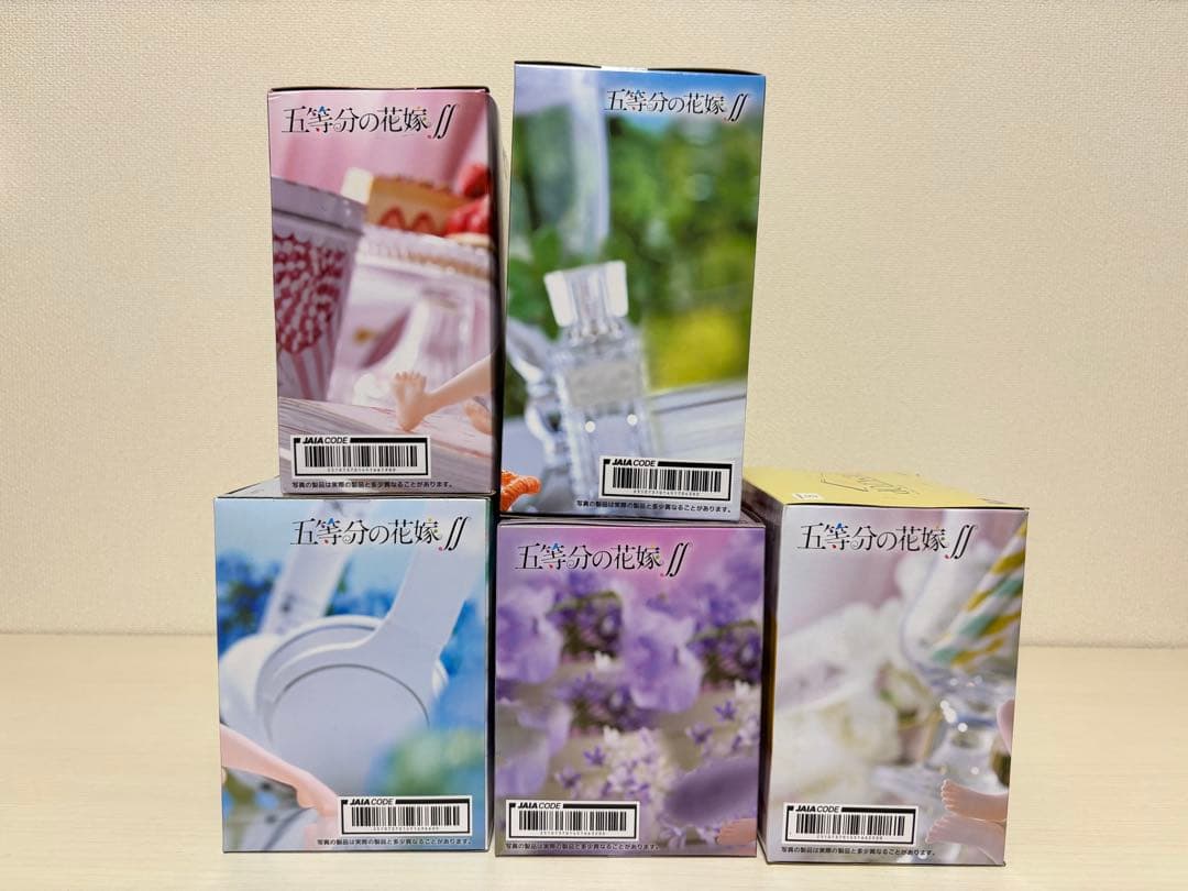 Desktop Cute フィギュア 五等分の花嫁5体セット