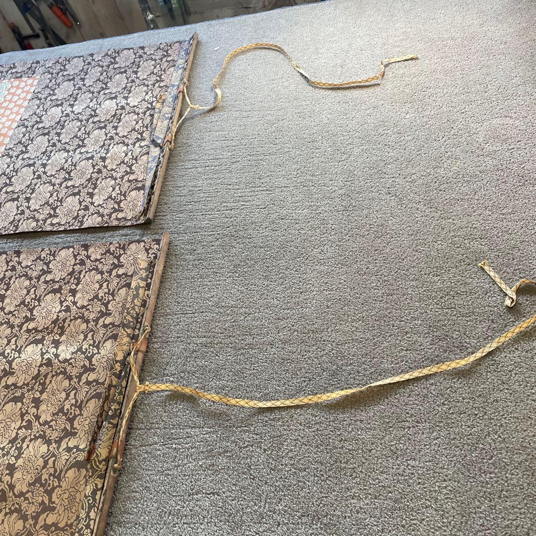 江*)様 胎蔵界曼荼羅 金剛界曼荼羅 両界曼荼羅 工芸印刷 仏画 掛け軸 天然木