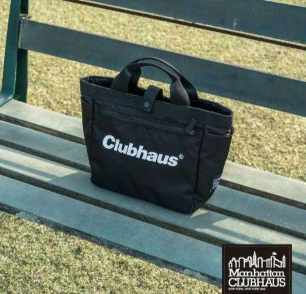 Clubhaus ブラックトートバッグ