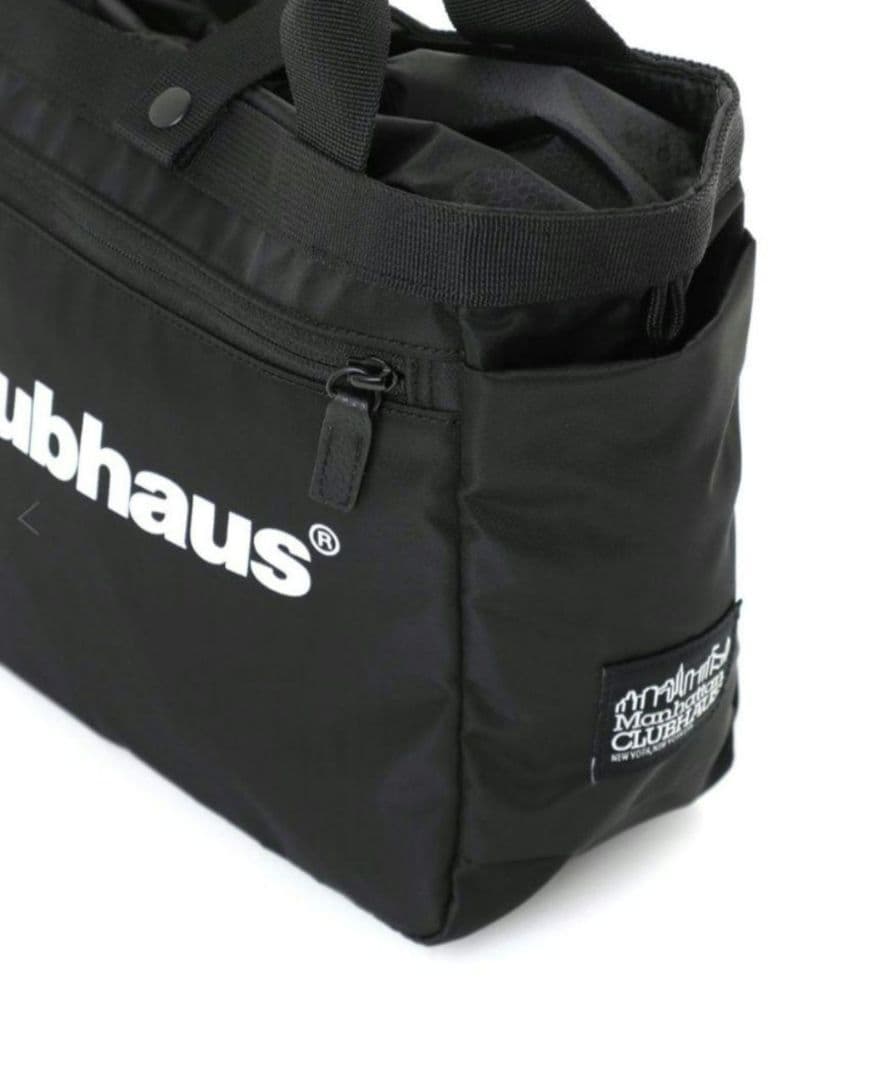 Clubhaus ブラックトートバッグ
