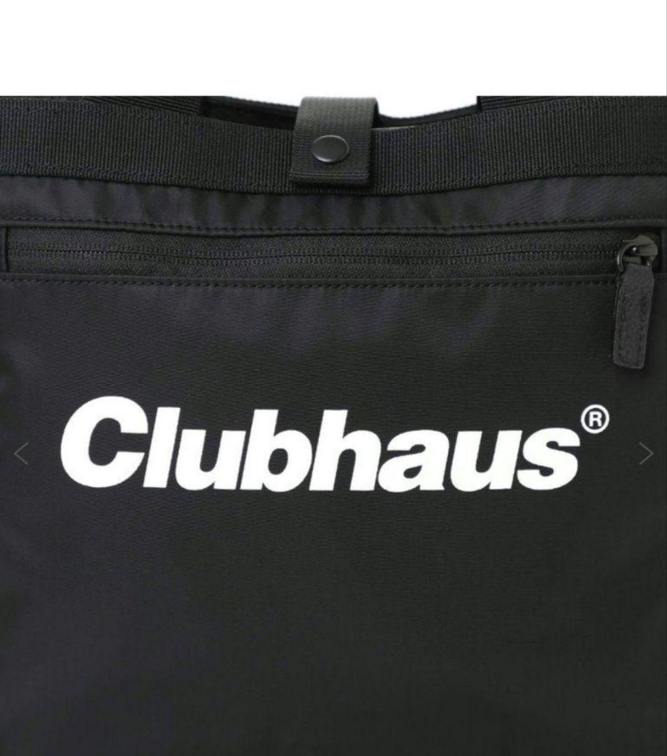 Clubhaus ブラックトートバッグ