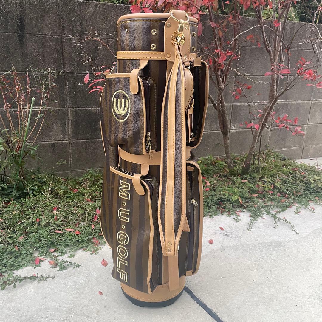 綺麗 MU スポーツ （ミエコウサコ） シグネチャー キャディバッグ レザー