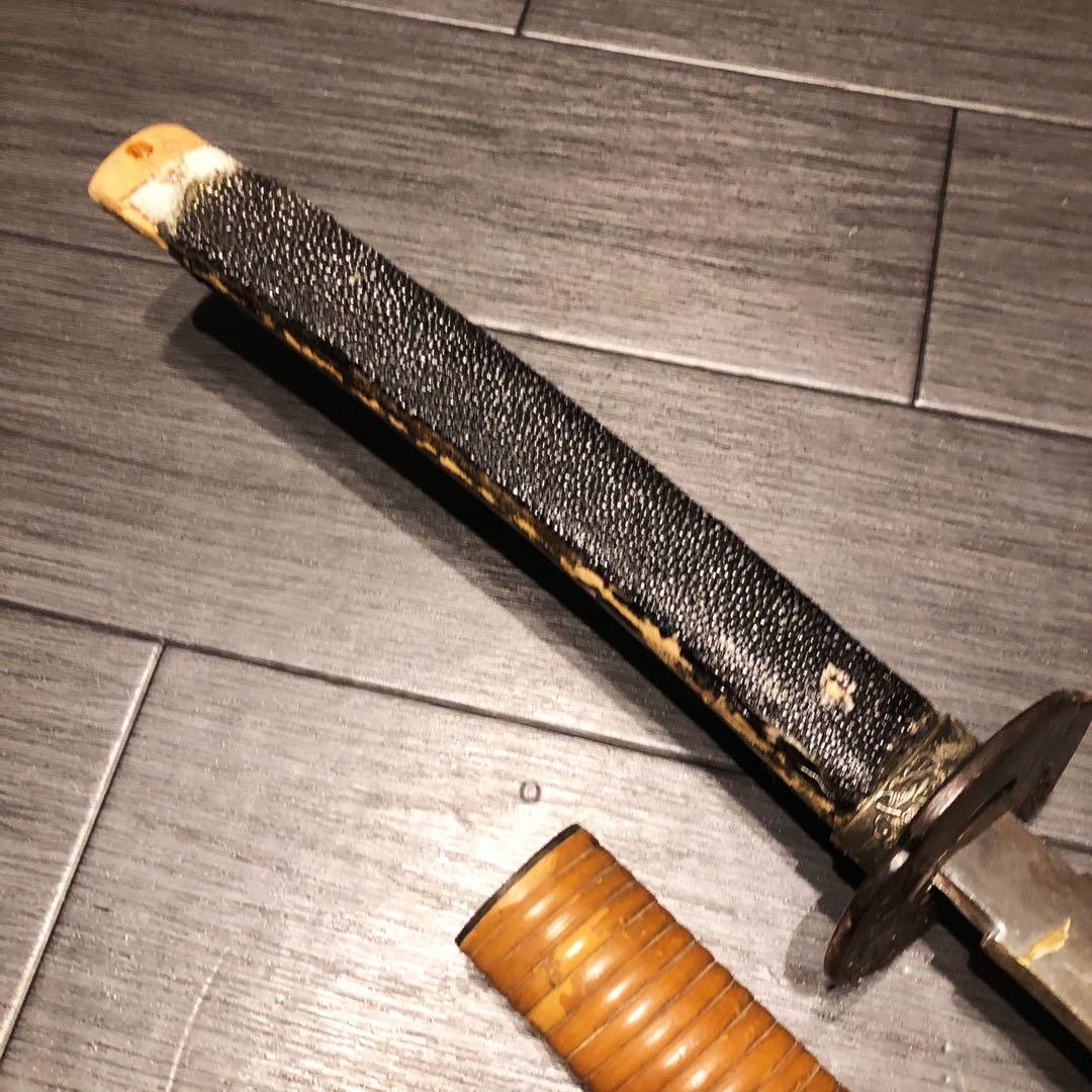 模造刀　2本セット　太刀　脇差　骨董品　ジャンクあり　藤牧　白鞘