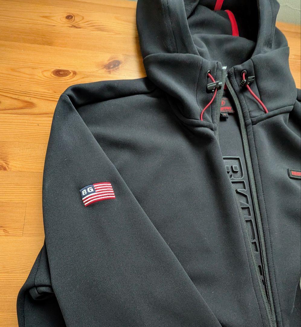 BRIEFING フード付きジャケット ブラック