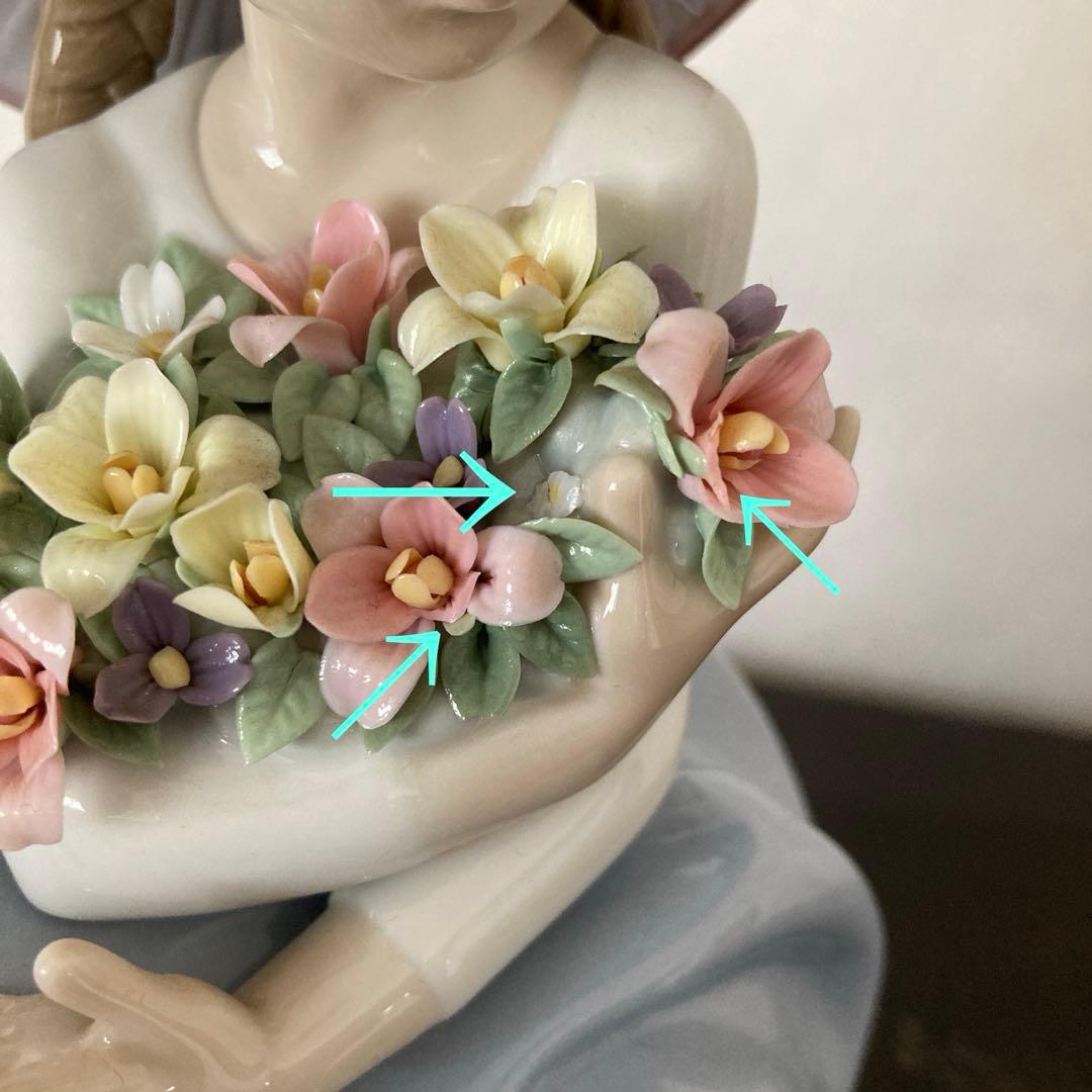 リヤドロ　LLADRO 花の香りにつつまれて　置物　オブジェ　磁器