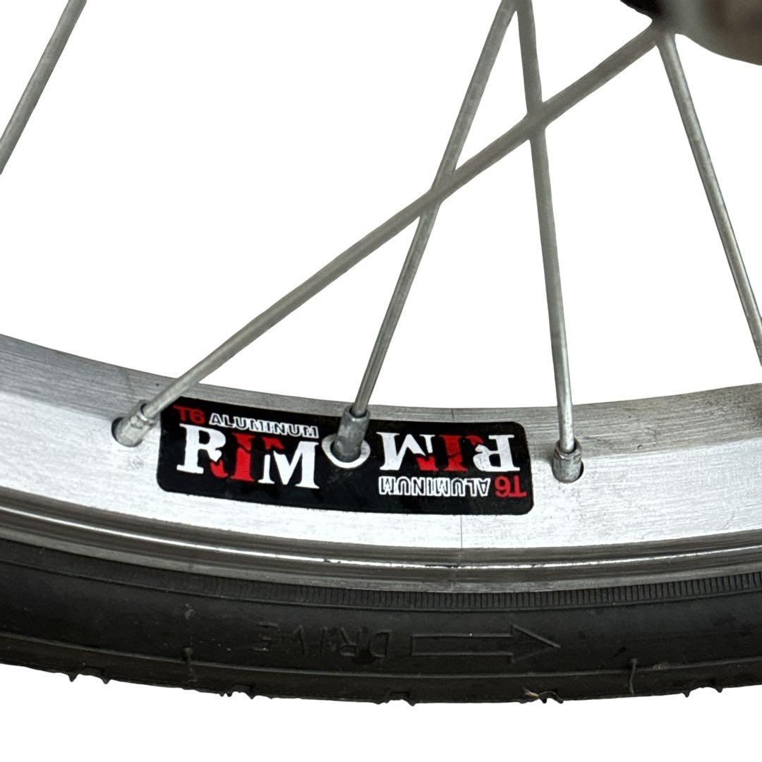 美品キャプテンスタッグ 折りたたみ自転車 アルミ 軽量 16インチ ブラック