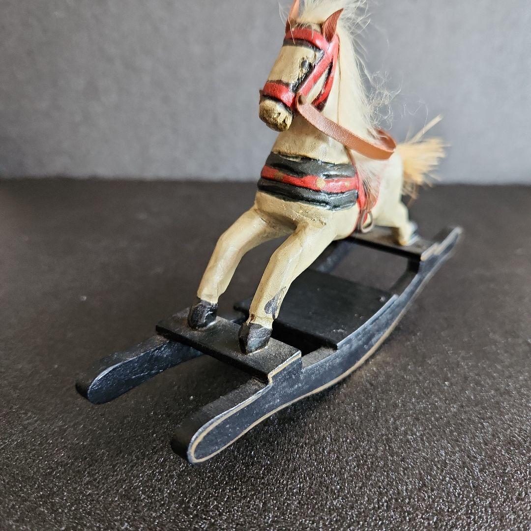 アンティーク 木製 ロッキングホース