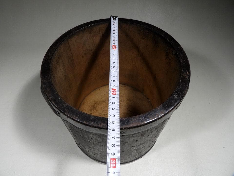 ●滅多にありません 半斗升 五升枡 昭和レトロ 民具 古道具 高さ25.5㎝