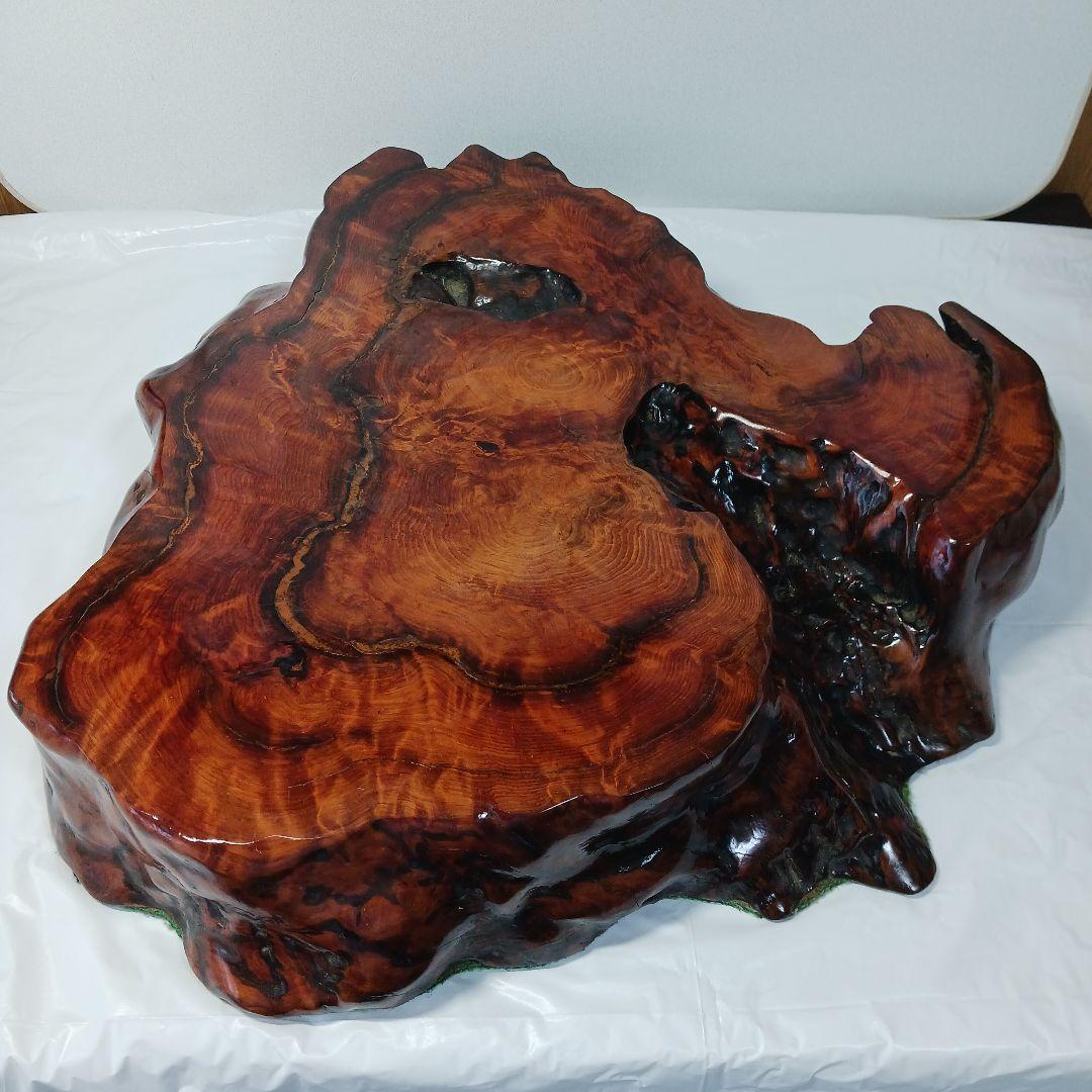 送料込み　屋久杉　希少厚切り台座