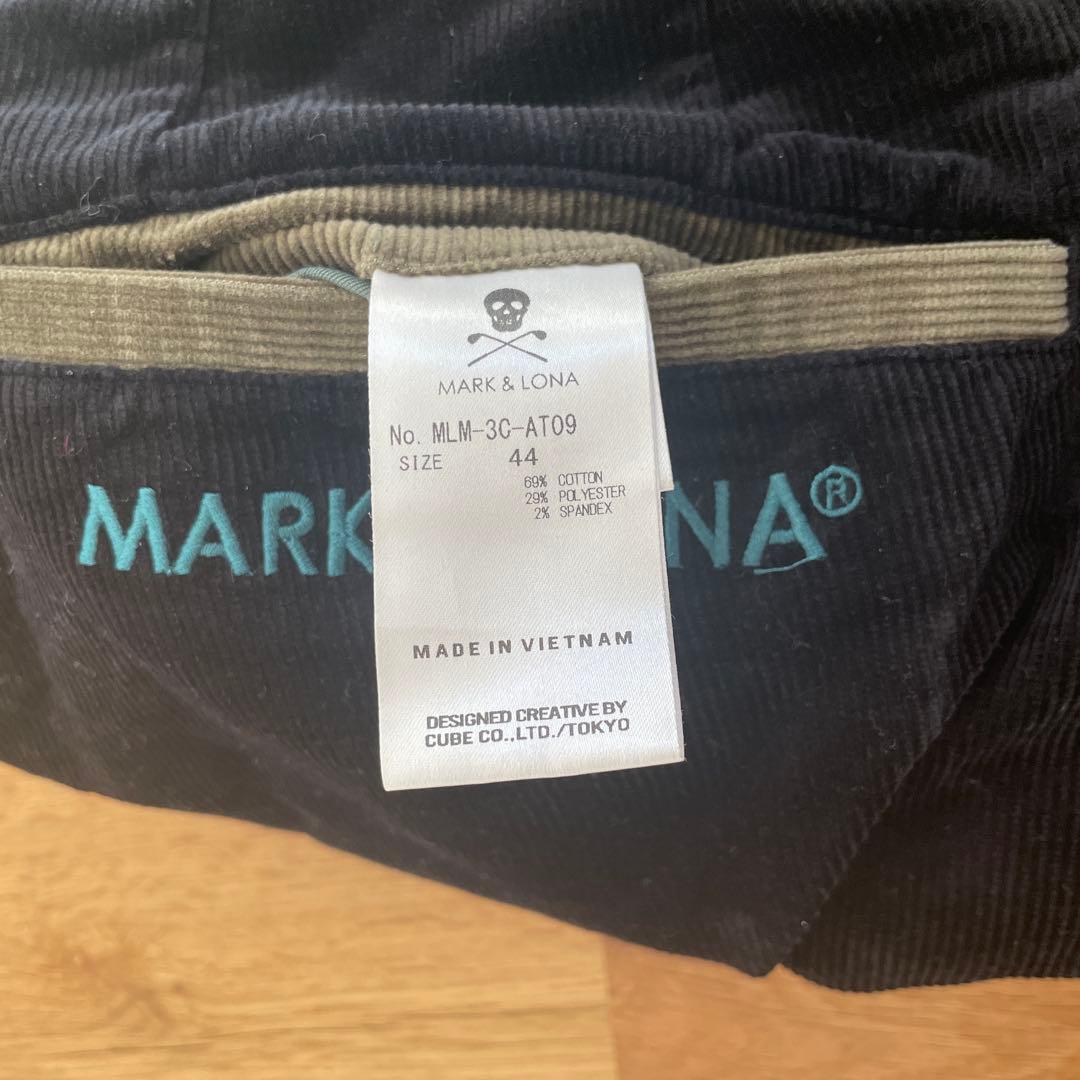 MARK&LONA コーデュロイ パンツ マーク&ロナ 正規品　マークアンドロナ