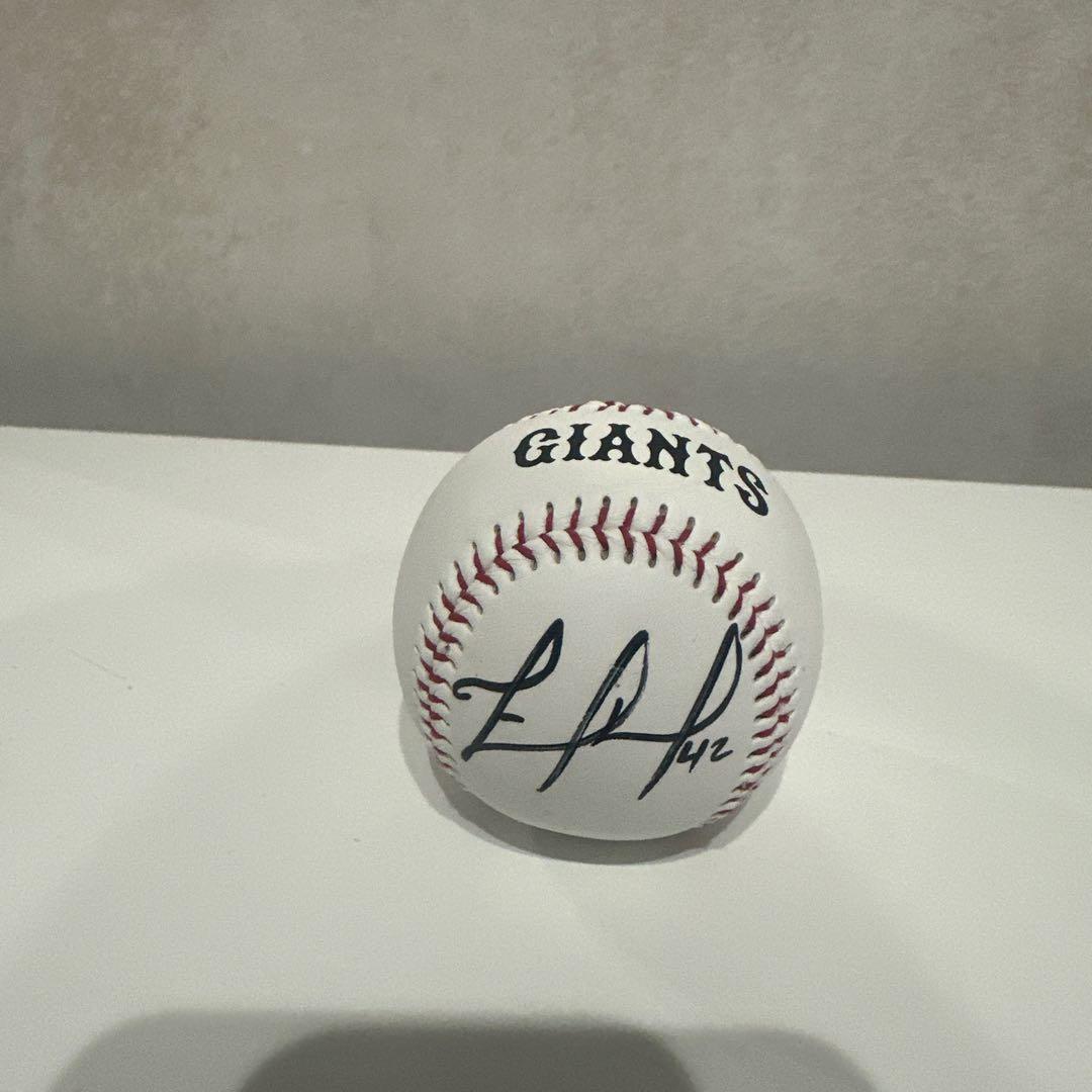 E. Pujols サイン入り GIANTS 野球ボール